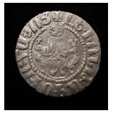 1198-1219AD Levon I AU Armenia Silver Drachm