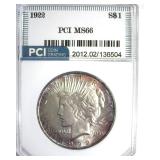 1922 Peace MS66 LISTS $600