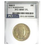 1946-S 50 Cents MS67 PL LISTS $575 IN 67