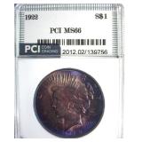 1922 Peace MS66 LISTS $600