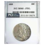1950 Franklin MS65+ FBL LISTS $225