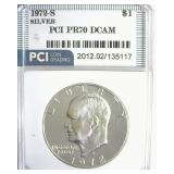 1972-S Silver Ike PR70 DCAM LISTS $425