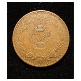 1927 2 Cents AU Mexico