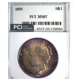 1922 Peace MS67 LISTS $8000