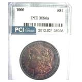 1900 Morgan PCI MS65 Great Color