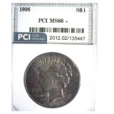 1926 Peace MS66+ LISTS $9000