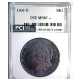 1885-O Morgan MS67+ LISTS $5500
