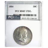1954 Franklin MS67 FBL LISTS $8500