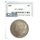 1901 Morgan MS62+ LISTS $11000