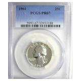 1961 Quarter PCGS PR67