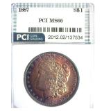 1887 Morgan MS66 LISTS $425