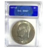 1971-D Ike ICG MS67