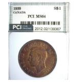 1939 S$1 PCI MS64 Canada