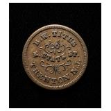 1863 Civil War Token XF
