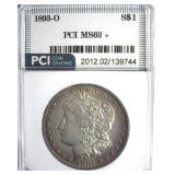 1893-O Morgan MS62+ LISTS $8000