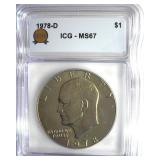 1978-D Ike ICG MS67