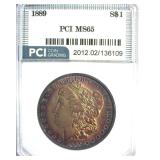 1889 Morgan PCI MS65 Beautiful Color