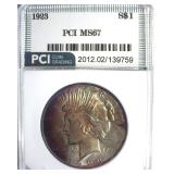 1923 Peace MS67 LISTS $5500