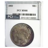 1922 Peace MS66 LISTS $600