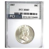 1957 Franklin MS67 LISTS $350