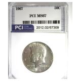 1967 Kennedy MS67 LISTS $1200