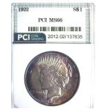 1922 Peace MS66 LISTS $600