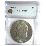 1972-D Ike ICG MS67
