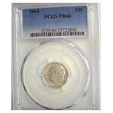 1964 Dime PCGS PR66