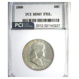 1960 Franklin MS67 FBL LISTS $36500