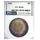 1922 Peace MS66 LISTS $600