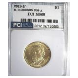 2012-P Pos A $1 B.Harrison PCI MS69
