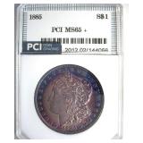 1885 Morgan PCI MS65+ Great Color