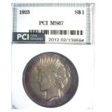 1923 Peace MS67 LISTS $5500