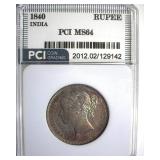 1840 Rupee PCI MS64 India