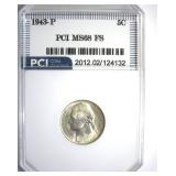 1943-P Nickel MS68 FS LISTS $7500