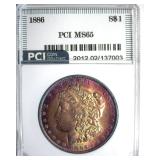 1886 Morgan PCI MS65 Great Color