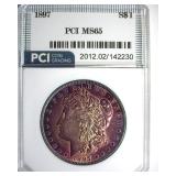 1897 Morgan PCI MS65 Fabulous Color