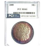 1889 Morgan PCI MS65 Beautiful Color