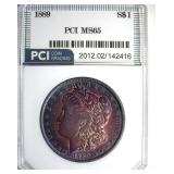 1889 Morgan PCI MS65 Stunning Color