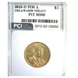 2013-D Pos A Sacagawea $ MS69 LIST $450 IN 68+