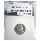 1975-S Nickel PR70 DCAM LISTS $1850