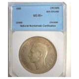 1949 Crown NNC MS66+ New Zealand