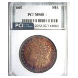 1897 Morgan MS65+ LISTS $550