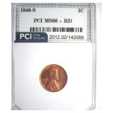 1940-S Cent PCI MS66+ RD