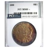 1886 Morgan PCI MS65+ Great Color