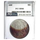 1889 Morgan PCI MS65 Great Color