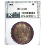 1925 Peace MS67 LISTS $3700