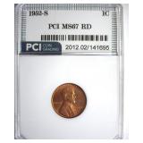 1952-S Cent MS67 RD LISTS $175