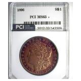 1896 Morgan PCI MS65+ Incredible Color