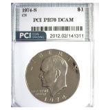 1976-S CN Ike PR70 DCAM LISTS $4500